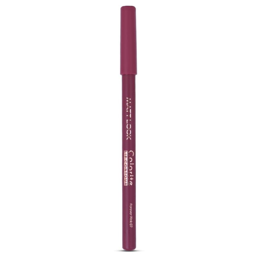 Colorite Lip Contour Professional Matte Lip Color Pencil - Foreverpink 07