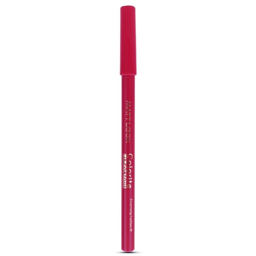 Colorite Lip Contour Professional Matte Lip Color Pencil - Charming Fuchsia 19