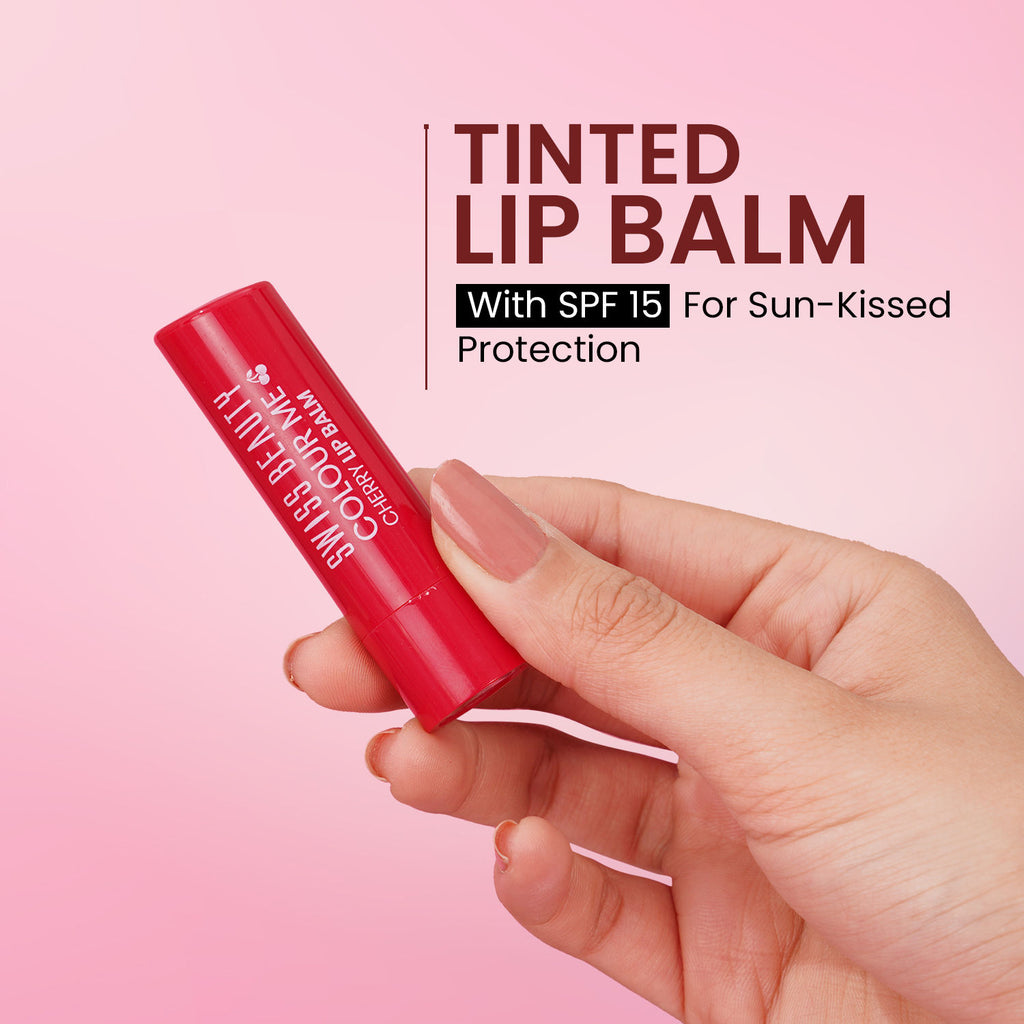 Colour Me Tinted Lip Balm For Dry With SPF 15, Shea Butter and Vitamin E