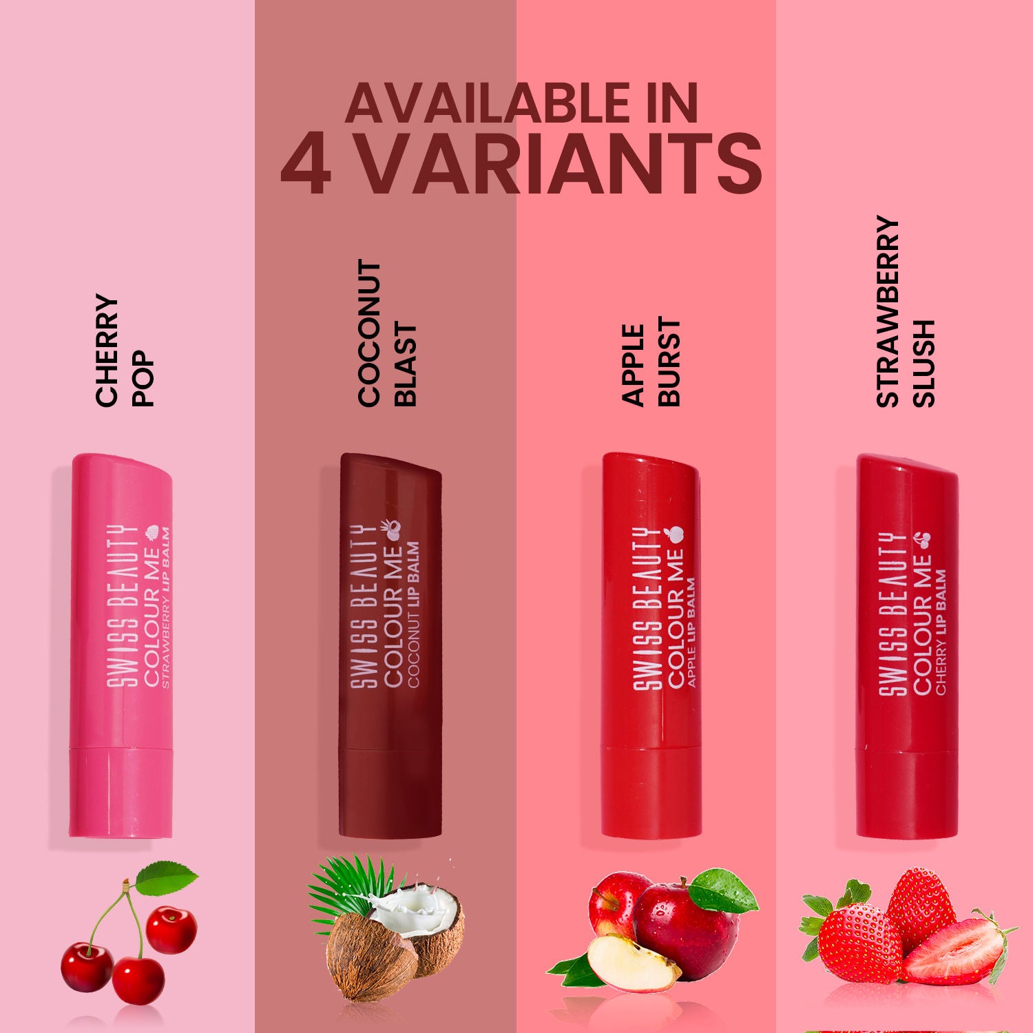 Colour Me Tinted Lip Balm For Dry With SPF 15, Shea Butter and Vitamin E