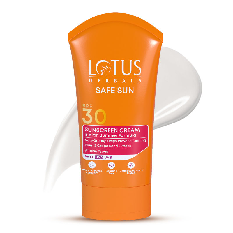 Safe Sun Sunscreen Cream PA++ UVA SPF-30 UVB Indian Summer Formula