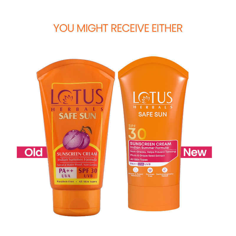 Safe Sun Sunscreen Cream PA++ UVA SPF-30 UVB Indian Summer Formula