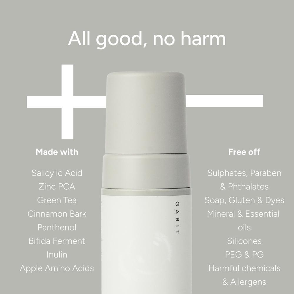Salicylic Acid Face Wash With Green Tea & Zinc, For Oily & Acne Prone Skin, Reduces Open Pores