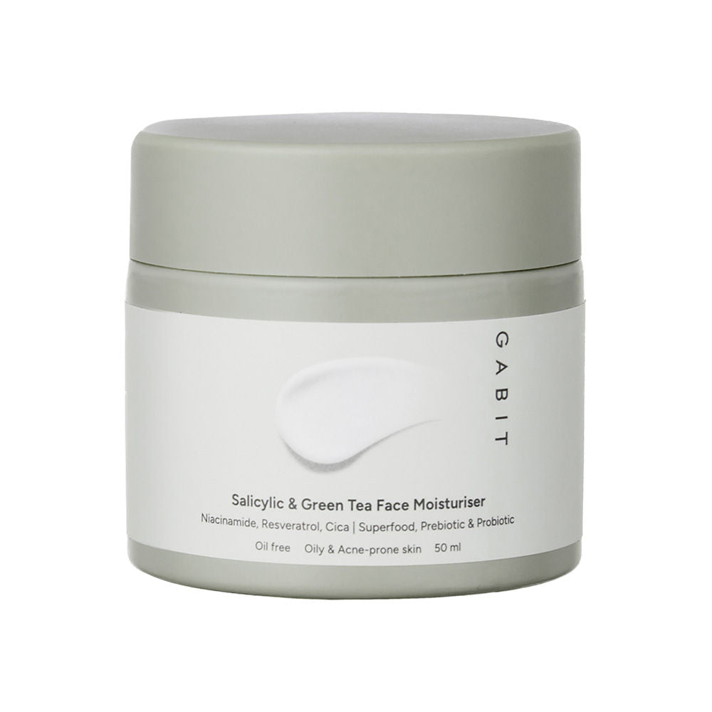Salicylic Acid & Green Tea Face Moisturiser For Acne, Blackheads, Open Pores & Oily skin