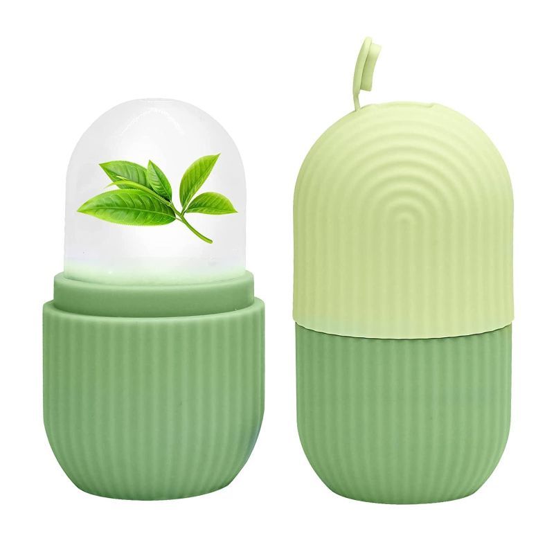 Ice Roller Massage for Face Toning - Green