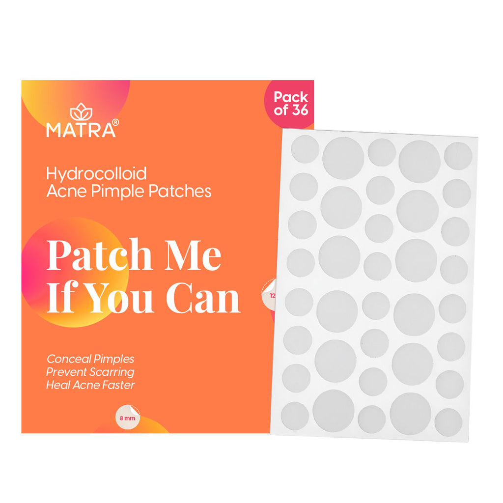 Acne Pimple Patches with Hydrocolloid - Face Spot Corrector Tape to Heal Acne, Prevent Scars