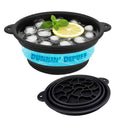 Ice Facial Bowl for Cold Face Plunge Bath with Ice Tray Silicone Face Dunk Tub for De-puffing