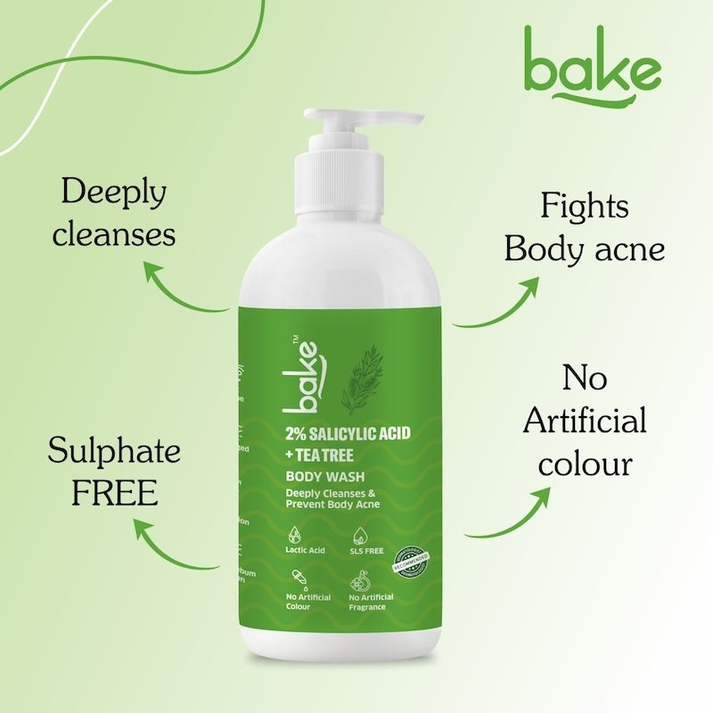 2% Salicylic Acid Body Wash For Body Acne & Strawberry Skin