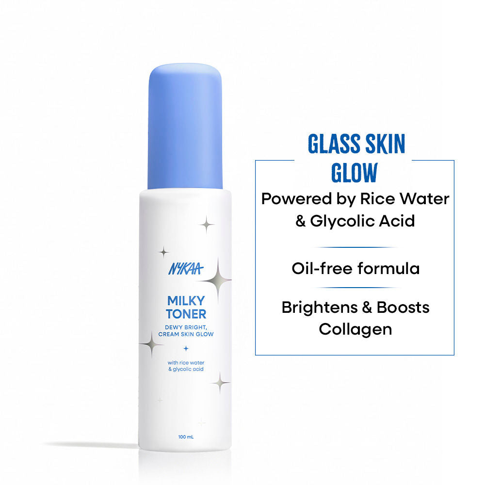 Rose Water Toner Mist with Hyaluronic Acid for Intense Hydration & Skin Barrier Repair - Rice Water and Glycolic Acid