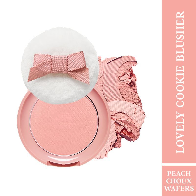 Lovely Cookie Pressed Powder Blush - Peachy