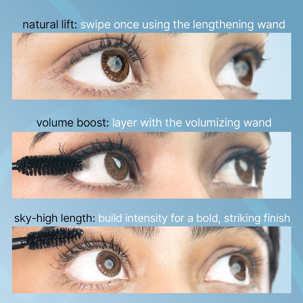 Dark Spell 2-In-1 Mascara with Lightweight, Strengthens & Promotes Lash Growth