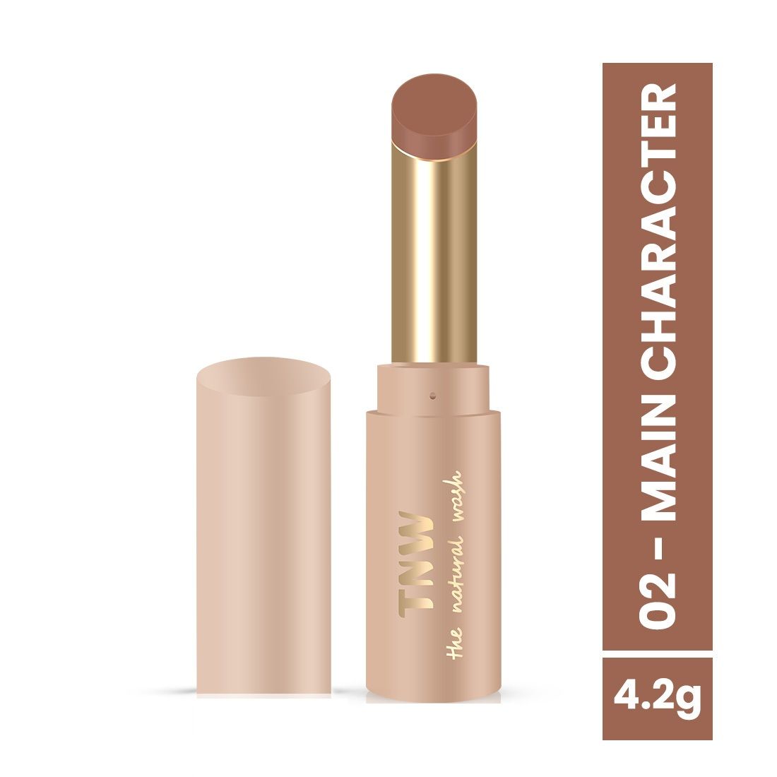 Long Stay Powdery Mousse Semi Matte Bullet Lipstick - 02 - Main Character