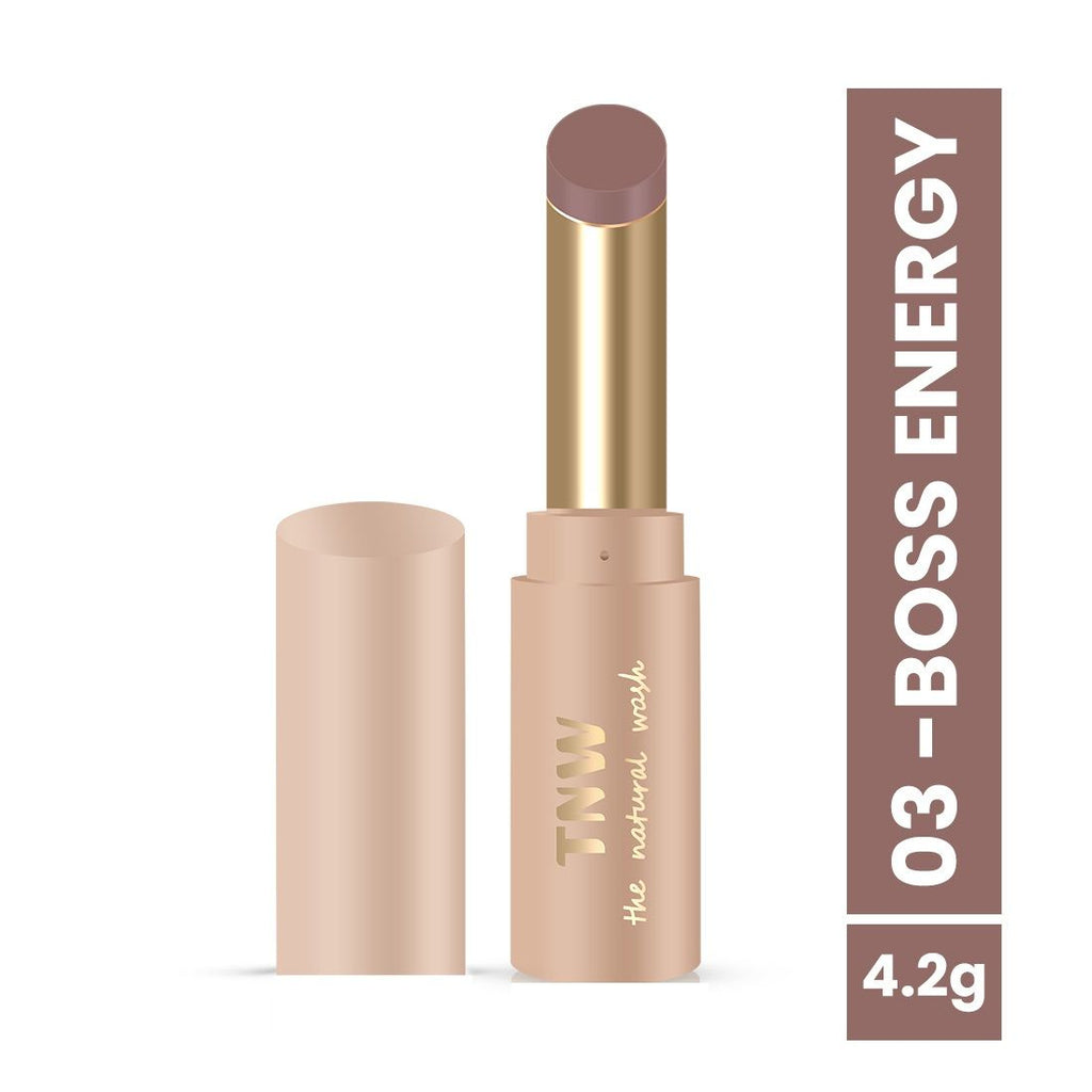 Long Stay Powdery Mousse Semi Matte Bullet Lipstick - 03 - Boss Energy