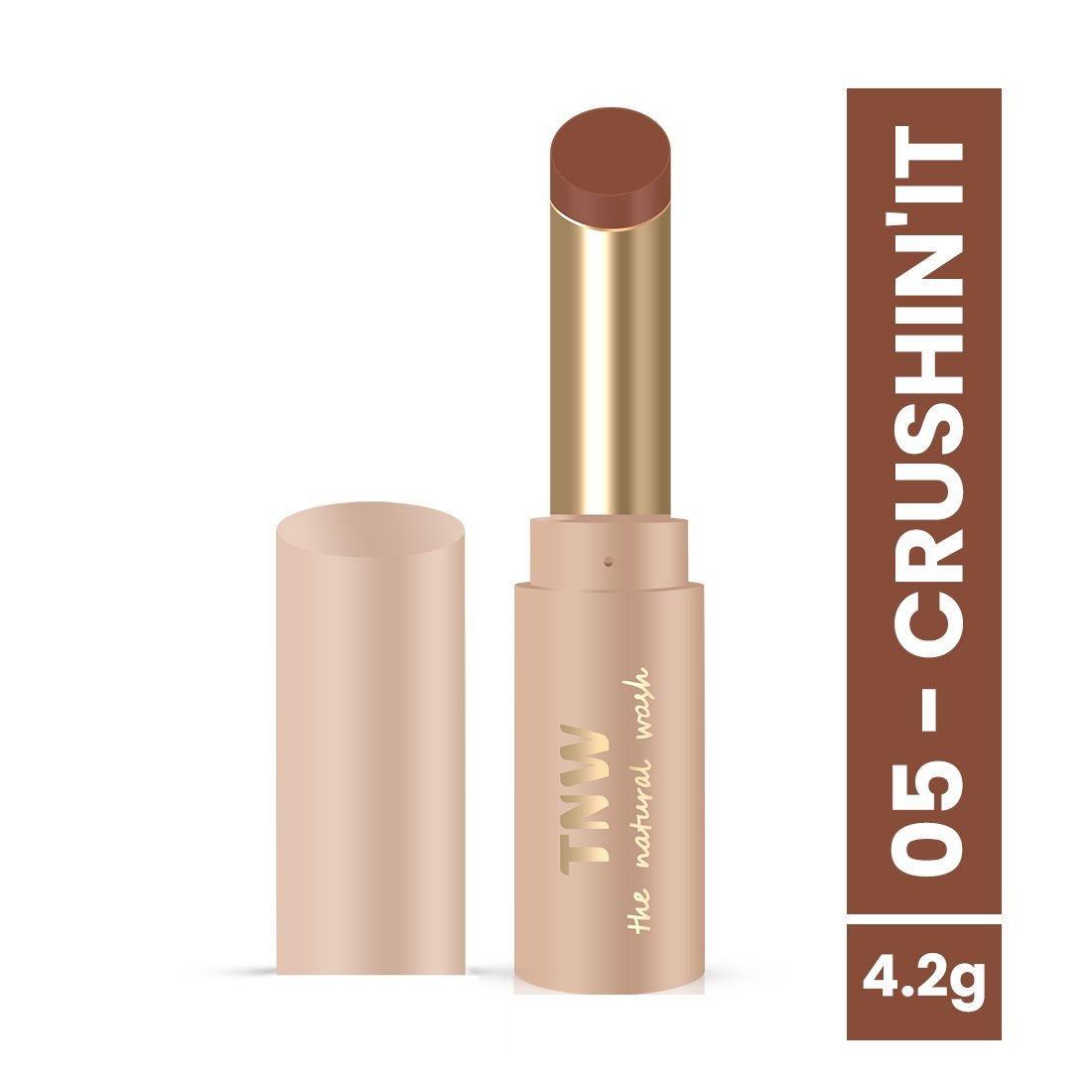 Long Stay Powdery Mousse Semi Matte Bullet Lipstick - 05 - Crushin It