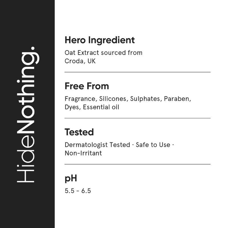 6% Oat Extract Gentle Cleanser With Hyaluronic Acid For Sensitive Skin