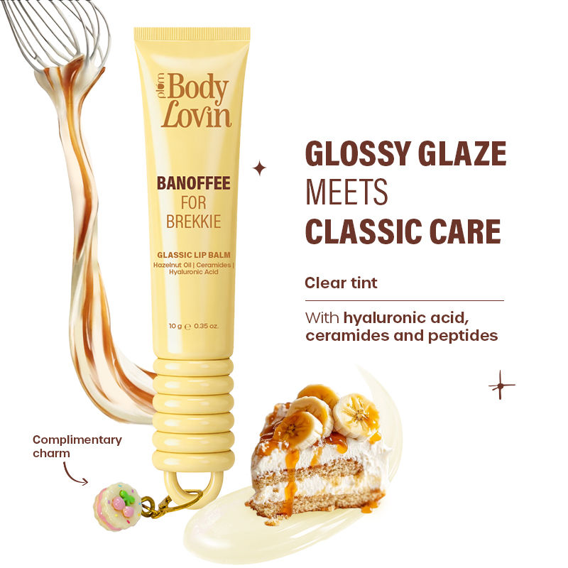 BodyLovin' Banoffee For Brekkie Glassic Lip Balm - Clear Gloss