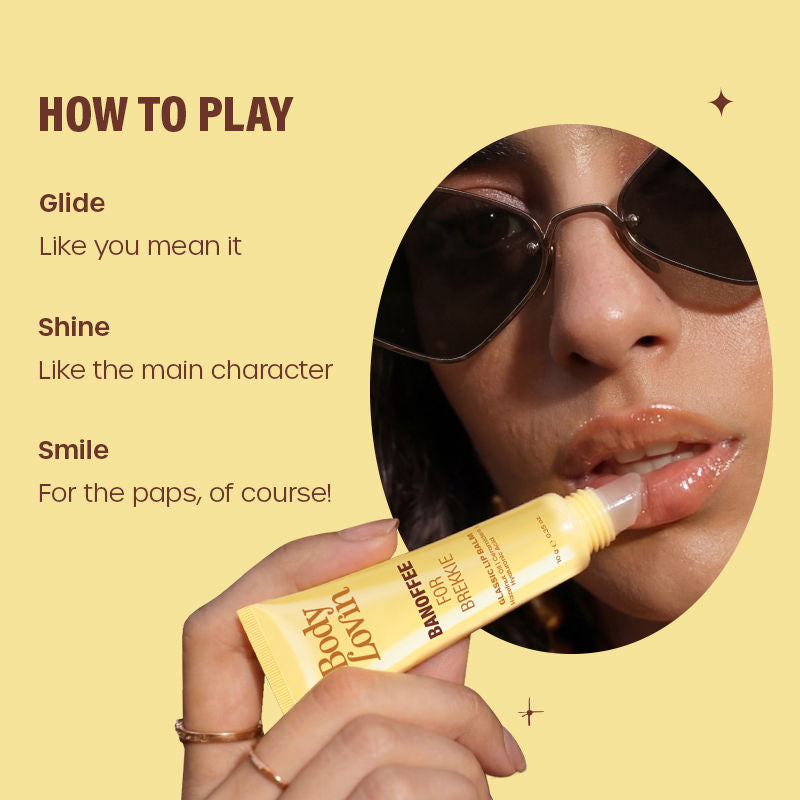 BodyLovin' Banoffee For Brekkie Glassic Lip Balm - Clear Gloss