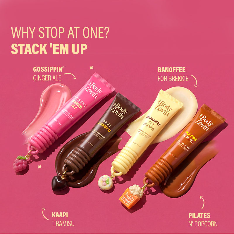 BodyLovin' Gossippin’ Ginger Ale Glassic Lip Balm - Shimmery Pink