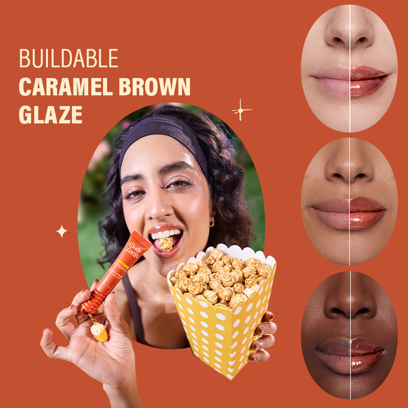 BodyLovin' Popcorn N' Pilates Glassic Lip Balm - Caramel Brown