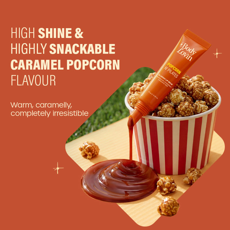 BodyLovin' Popcorn N' Pilates Glassic Lip Balm - Caramel Brown