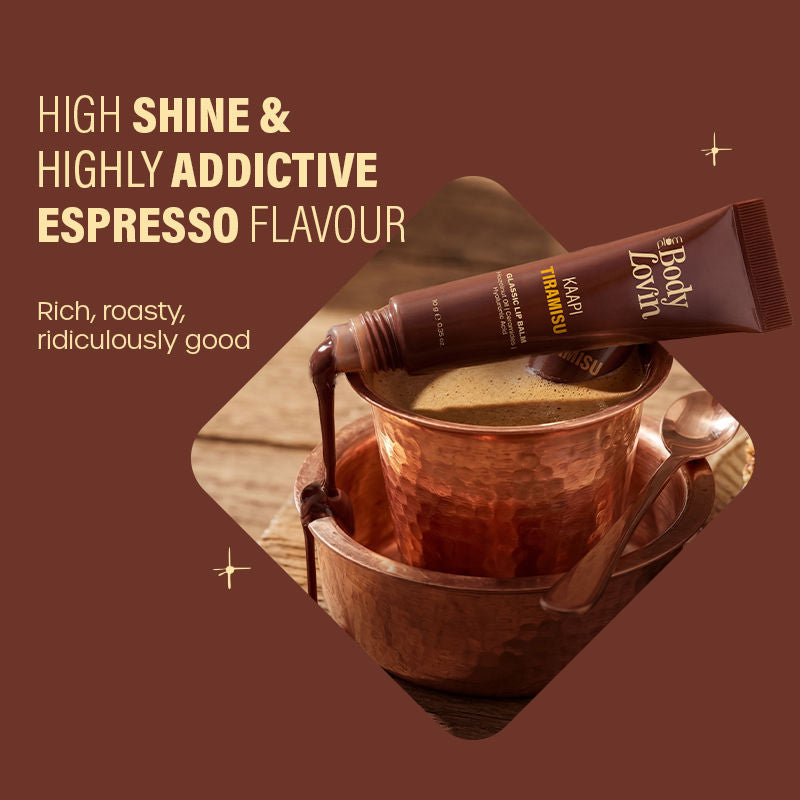 BodyLovin' Kaapi Tiramisu Glassic Lip Balm - Deep Brown