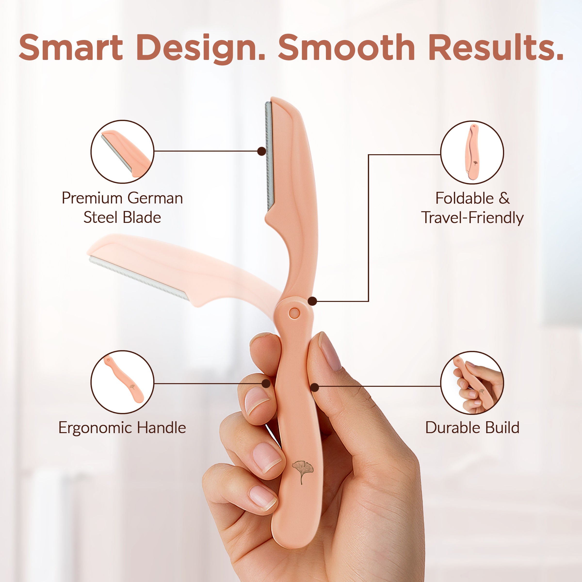 Mini Foldable Razor For Face & Eyebrow