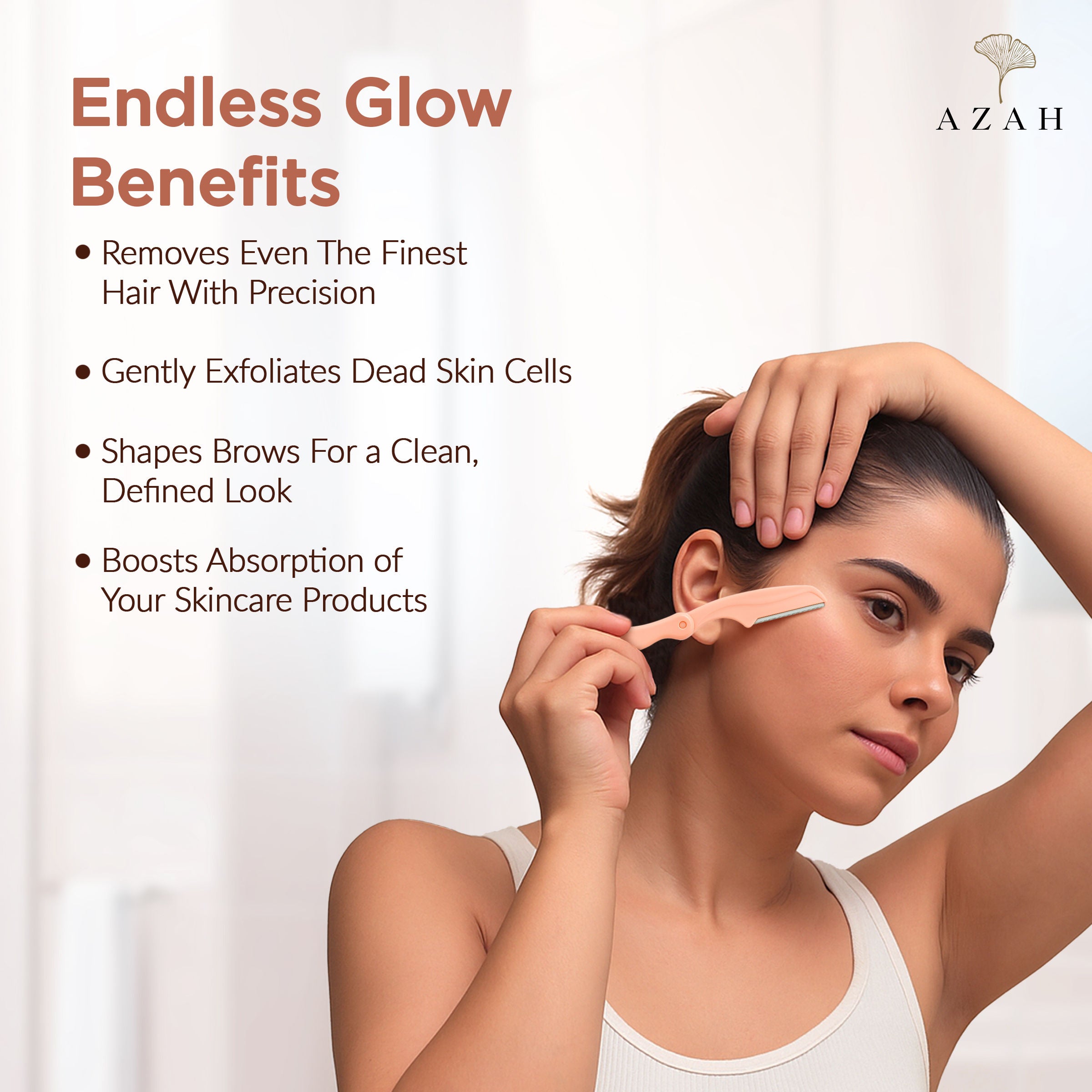 Mini Foldable Razor For Face & Eyebrow