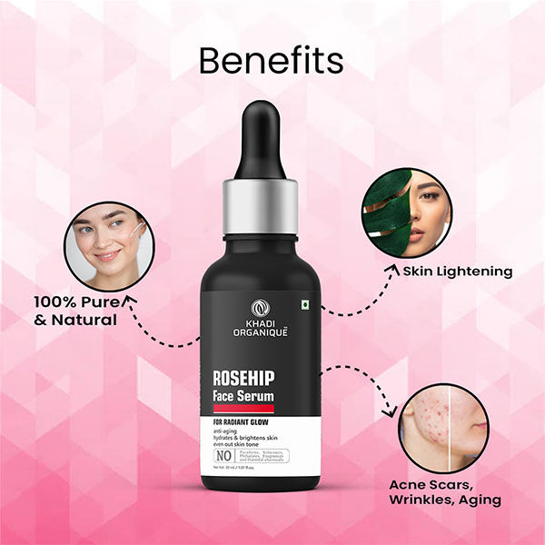 Rosehip Serum for Radiant Skin, Even Skin Tone, Hydration & Anti-Aging Care