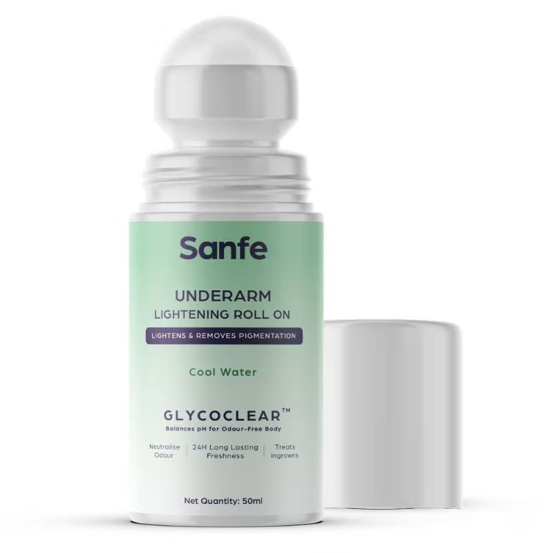 Underarm Lightening Roll On With 5% AHA, Glycolic Acid & Salicylic Acid For Women