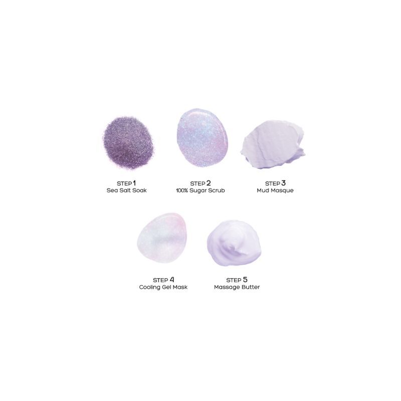 Glimmer Pedicure in A Box (5 Step) - Unicorn Glimmer