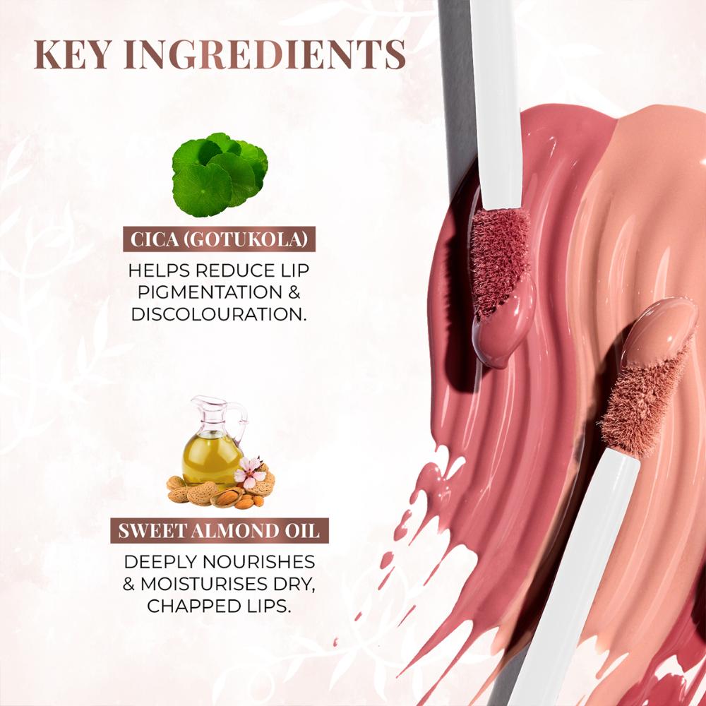 Plant-Powered Glossy Glass Lip Ink Long Stay Liquid Lipstick