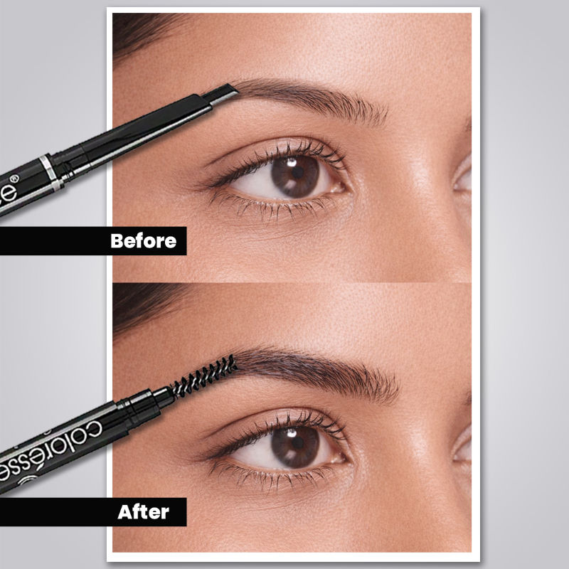 2 In 1 Expert Eye Brow Pencil - Black