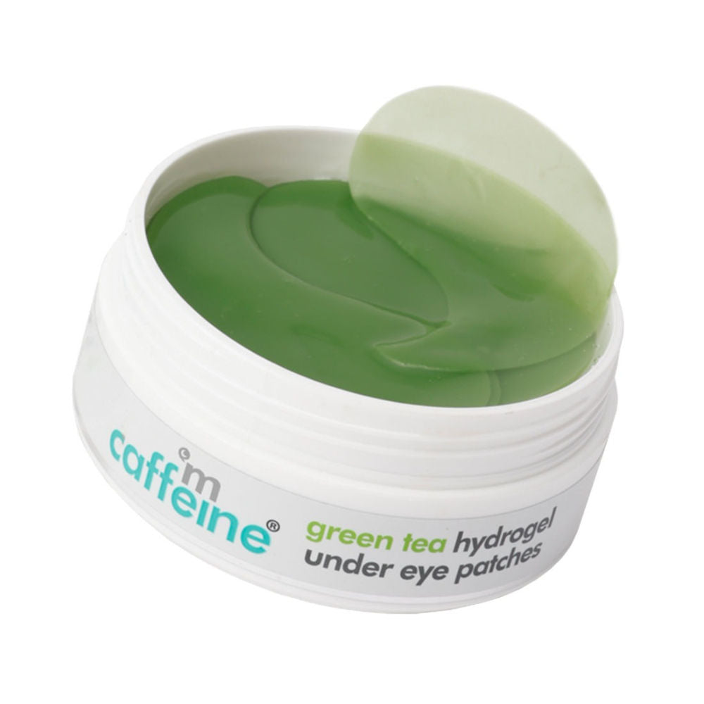 Green Tea Hydrogel Under Eye Patches with 1% Caffeine for Fine Lines & Hydration