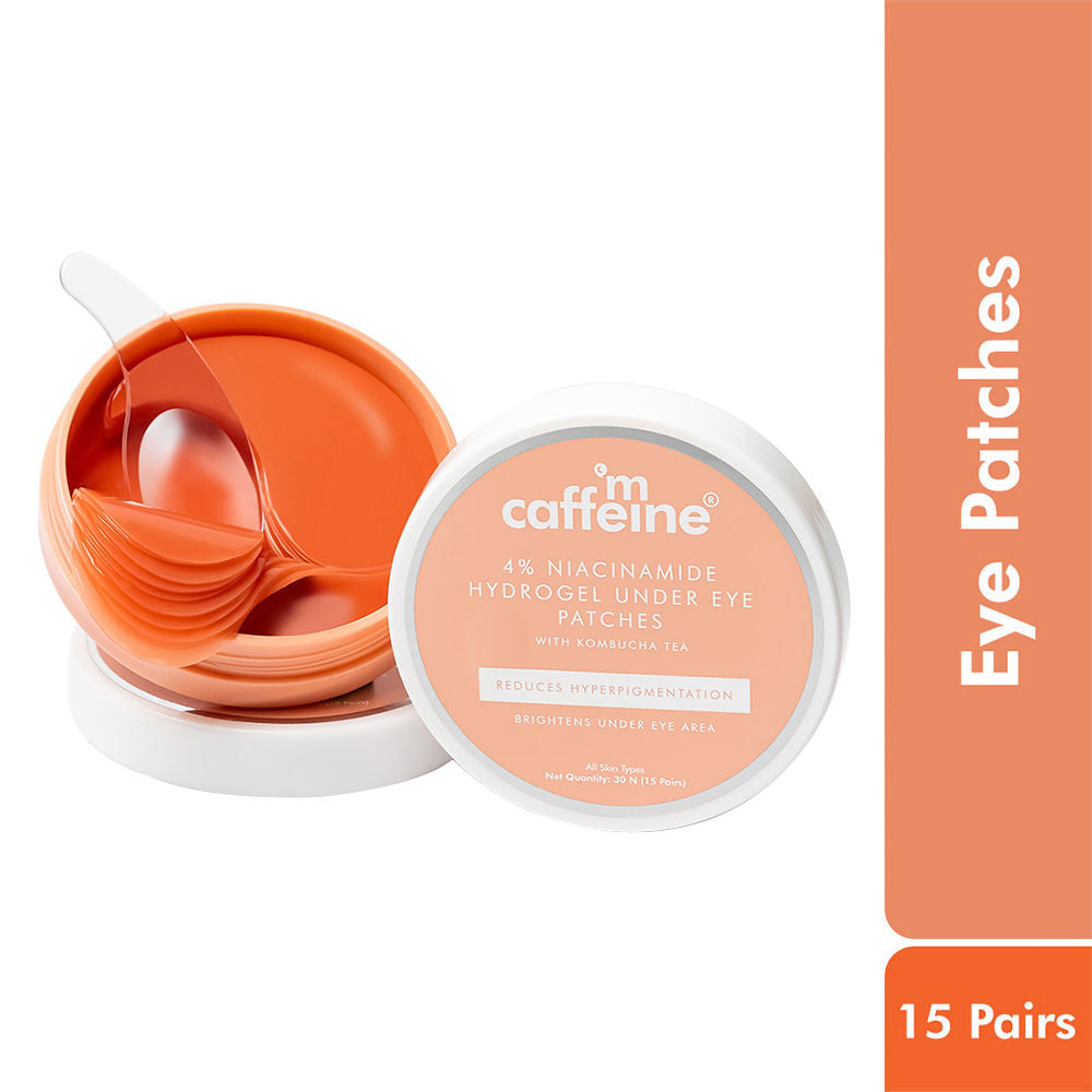 4% Niacinamide Brightening Hydrogel Under Eye Patches with Kombucha
