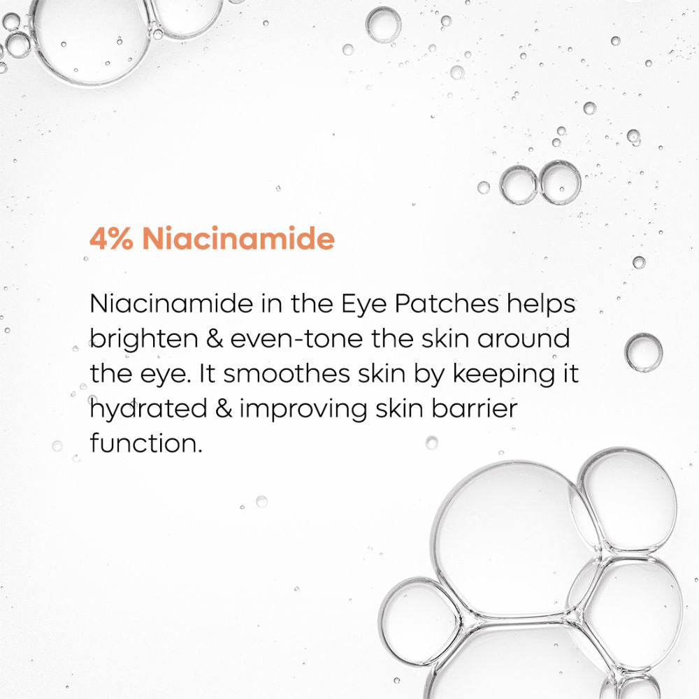 4% Niacinamide Brightening Hydrogel Under Eye Patches with Kombucha