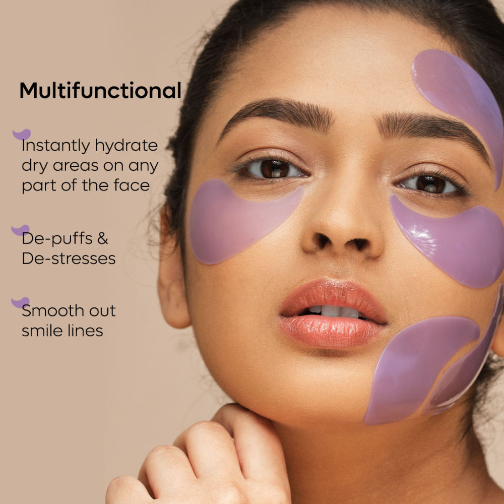 Anti Ageing Black Tea Hydrogel Under Eye Patches with Vegan Collagen Peptide