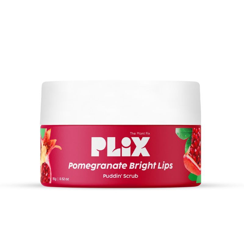 Pomegranate Lip Exfoliating Scrub For Dark, Dry & Chapped Lips, With Cocoa Butter & Vitamin E