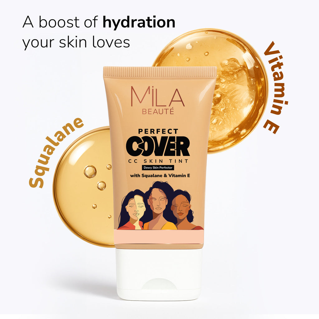 Mila Beaute Perfect Cover CC Skin Tint with SPF 24+ & Squalane