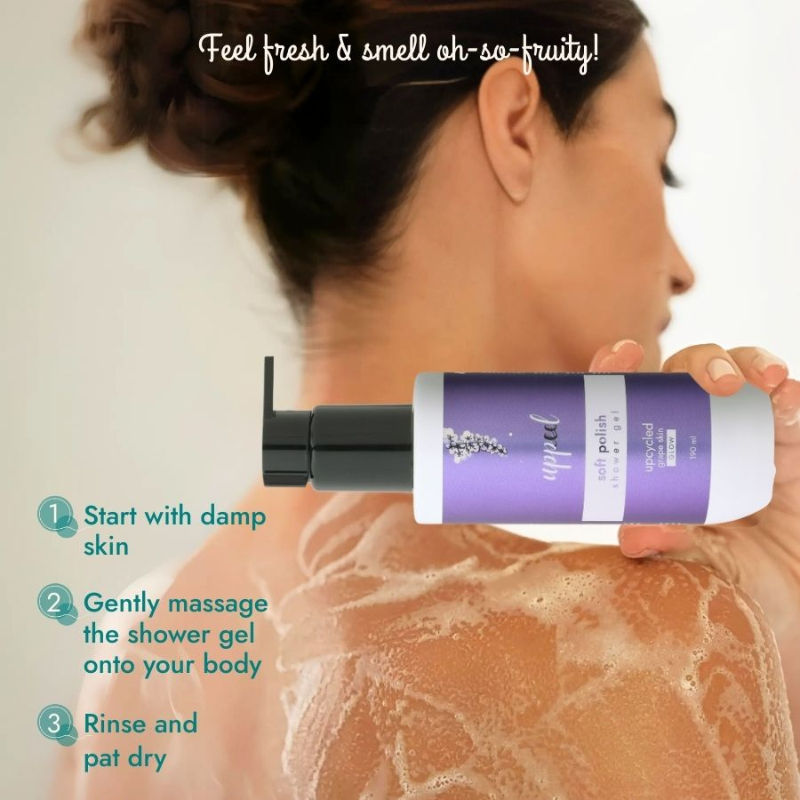 Grape Skin Soft Polish Shower Gel - Reveals Glowing, Smooth & Cleansed Skin