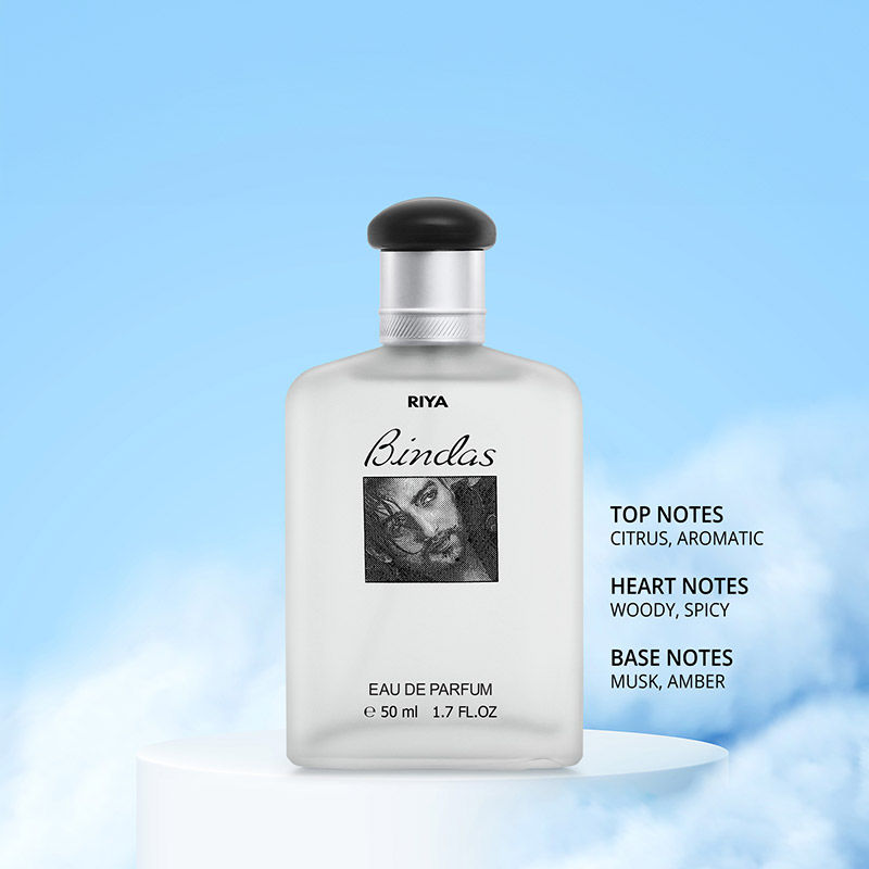 Bindas Black Perfume for Men Citrus Aromatic Woody Fragrance