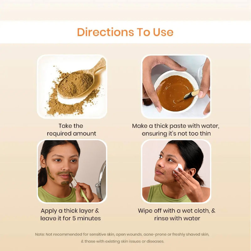 Turmeric Facial Wax Powder