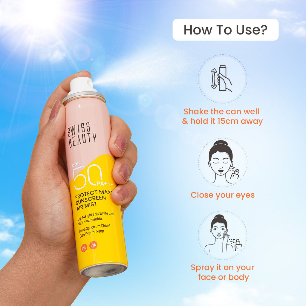 Protect Maxx Sunscreen Air Mist With SPF 50 Pa+++