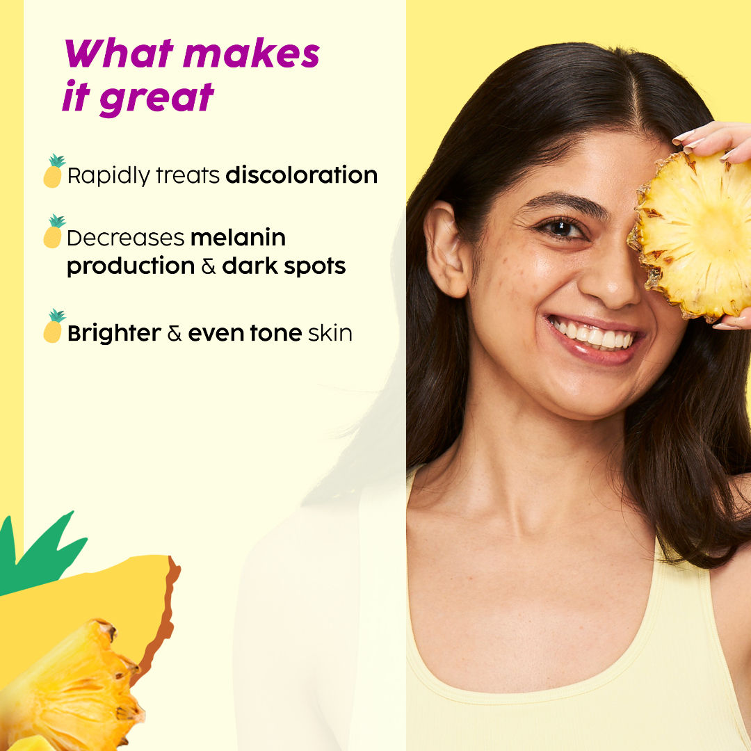 Pineapple Juicy Cleanser helps Depigmentation and Even Toned Complexion for Daily Use