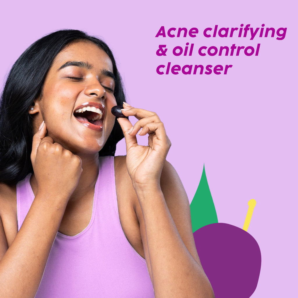 Jamun Active Acne Cleanser with Salicylic Acid Helps Reduce Acne for Daily Use