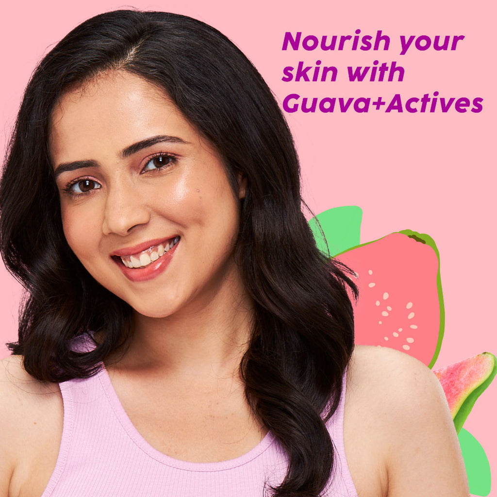 Guava Glow Juicy Cleanser with Vitamin C Helps Hydrates & Brightens Skin for All Skin Types
