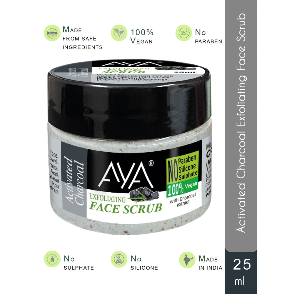 Activated Charcoal Exfoliating Face Scrub