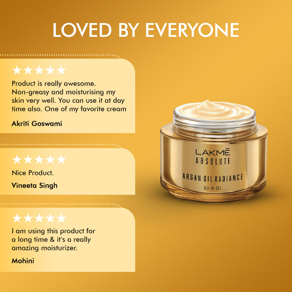 Absolute Argan Oil Radiance Oil-In-Gel Face Cream