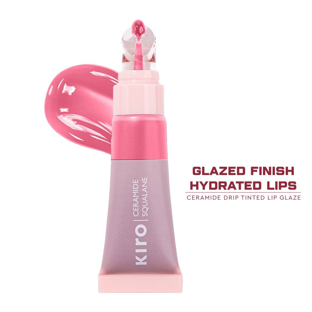 Ceramide Drip Tinted Lip Glaze - Strawberry Gelato