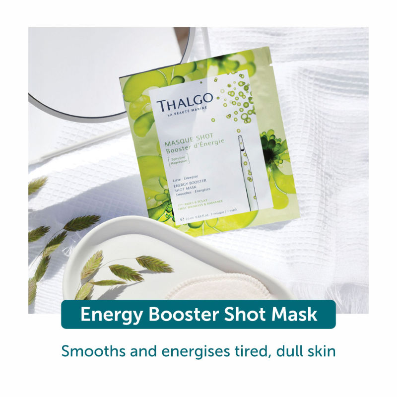 Energy Booster Shot Mask - Vitamin C Sheet Mask For Instant Glowing, Smooth & Radiant Skin