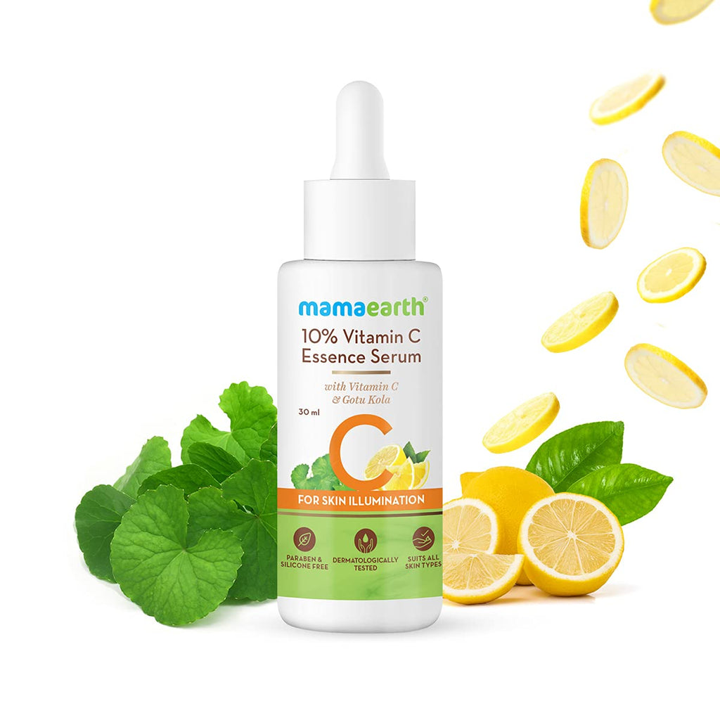 10% Vitamin C Face Serum, Essence Serum With Vitamin C & Gotu Kola For Skin Illumination